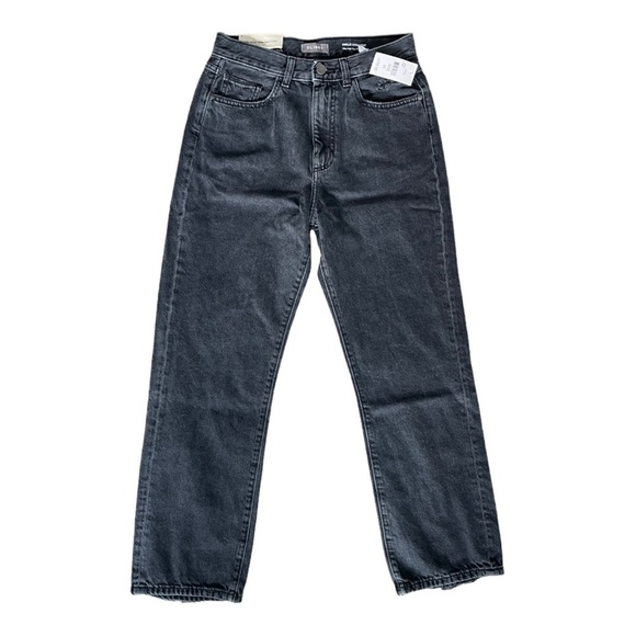 DL1961 Emilie Ultra High Rise Distressed Black 26 - Picture 3 of 8